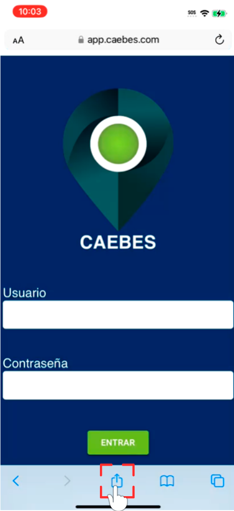 Instalación de la App en iOS 1